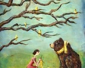 Pamela in the Woods - 8x10 Print