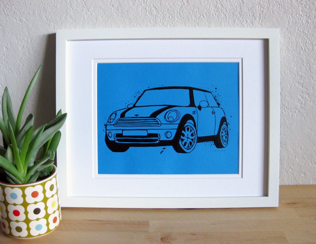 New MINI Cooper Print.