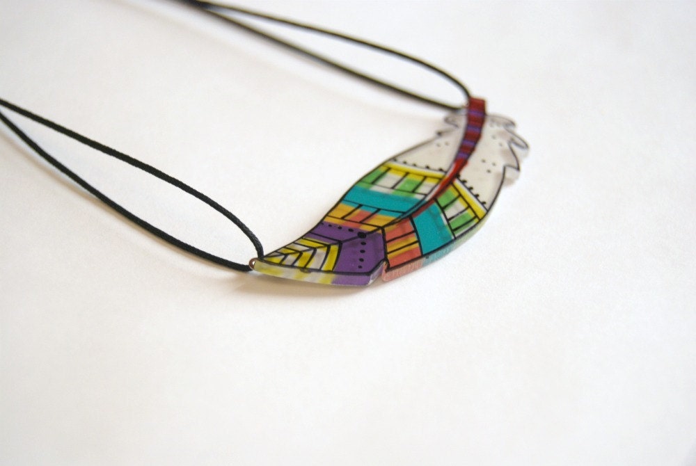 Feather necklace
