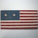 USA American Flag and Antiqued Star Push Pins