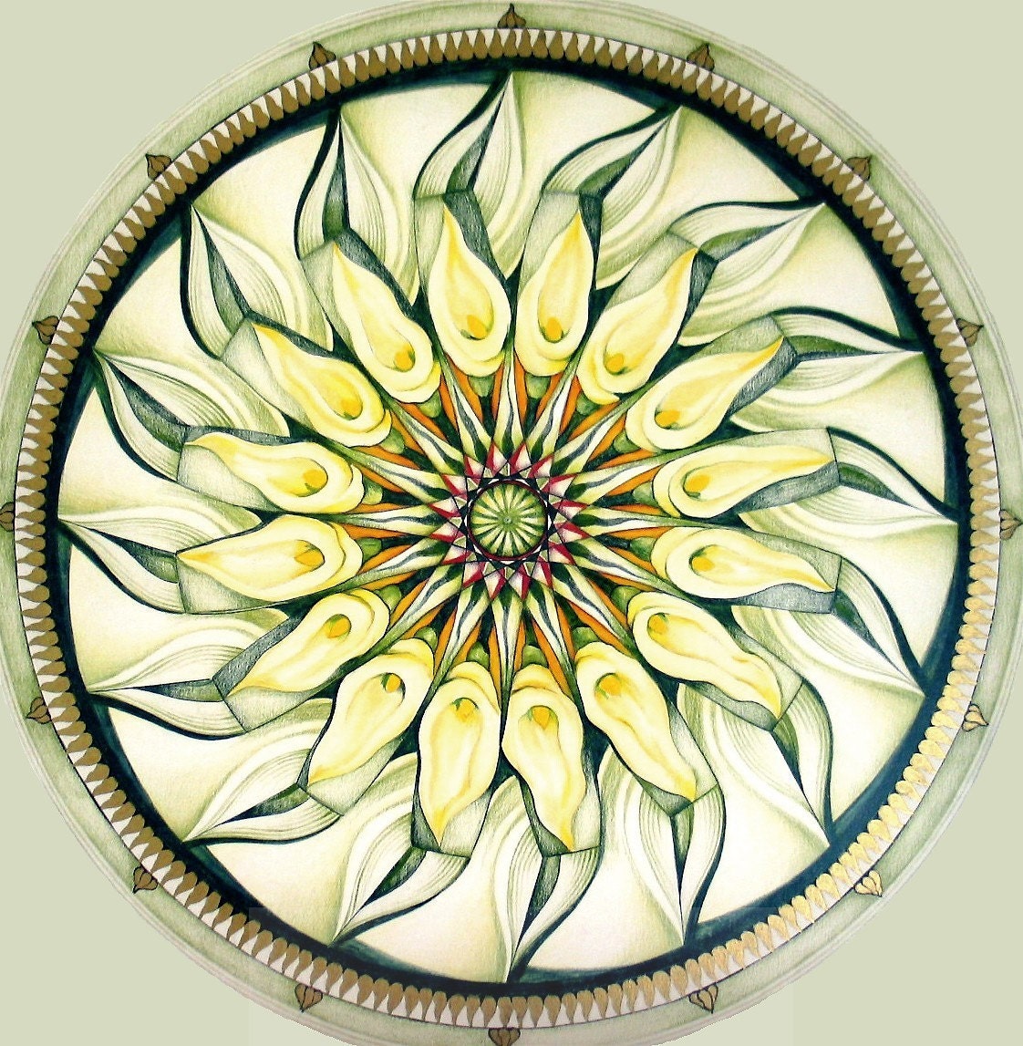 Calla Lily Mandala