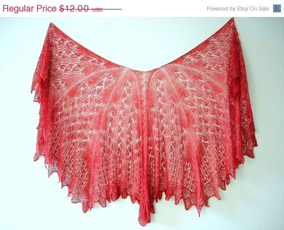No Two Snowflakes presents Something Wicked This Way Comes LACE SHAWL Pattern Pdf by Karen Walker