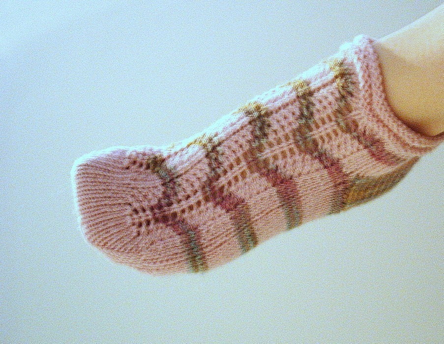 No Two Snowflakes presents Skater's Waltz Lace Ankle Sock LACE SOCK PATTERN Pdf by Nicole Feller-Johnson