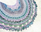 No Two Snowflakes presents Nymphèas Lace Shawl Top Down SHAWL PATTERN PDF by Nicole Feller-Johnson