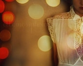 Bokeh Portrait, This Masquerade,  8x10 Photograph, Surreal Photo, Female Figure, Bokeh
