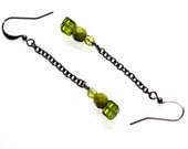 New Leaf earring - Green Moss Grew All Around Collection