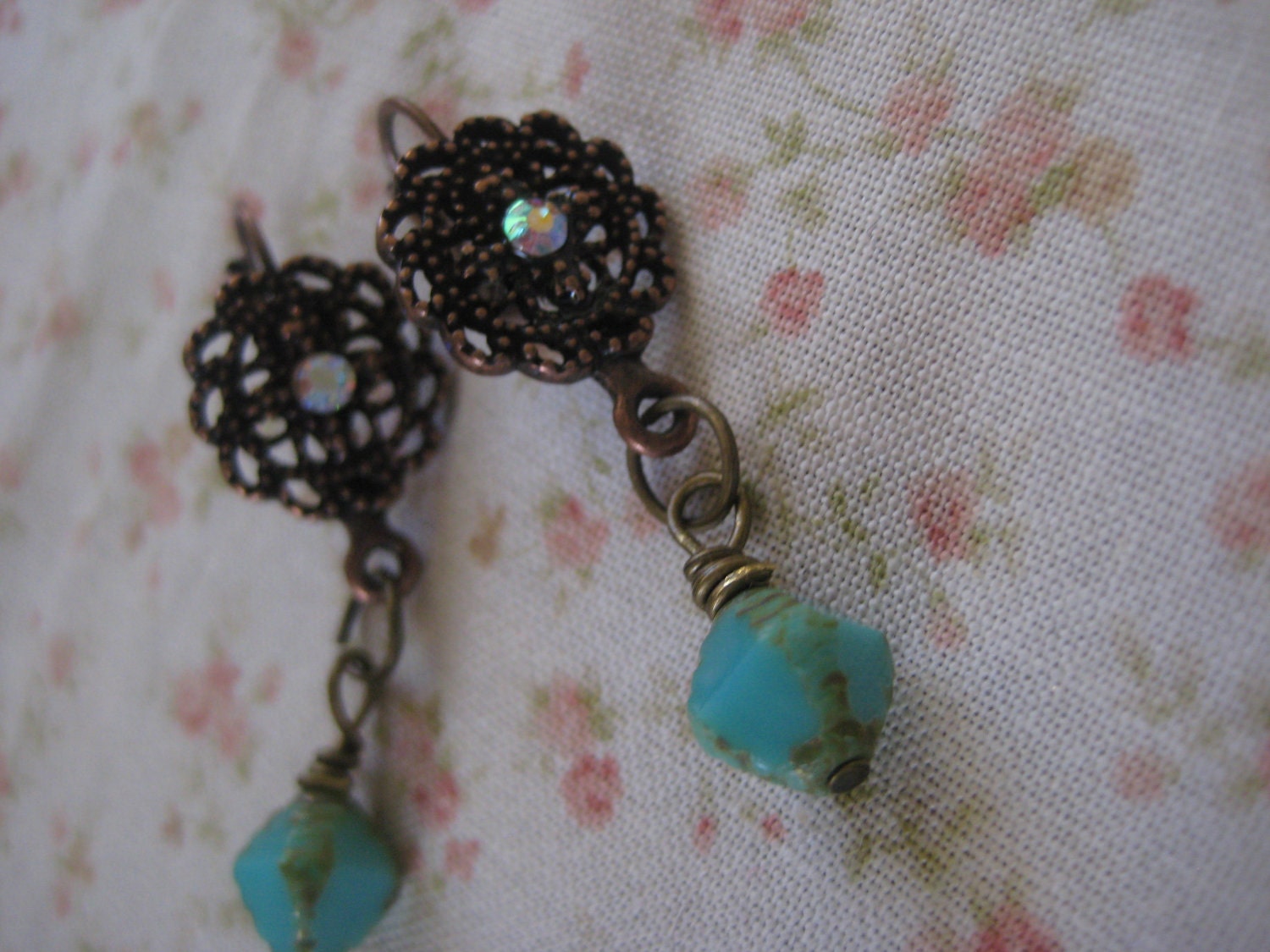 Vintage Green Dangles