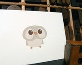 Mini Note Cards : George - Owl