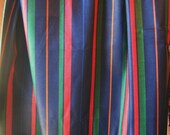 Waverly  Classic Navy Stripe Drapery Cotton 4 Yd