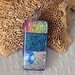 Teal Dichroic Pendant, Fused Glass Pendant, Dichroic Jewelry, Fused Glass Jewelry