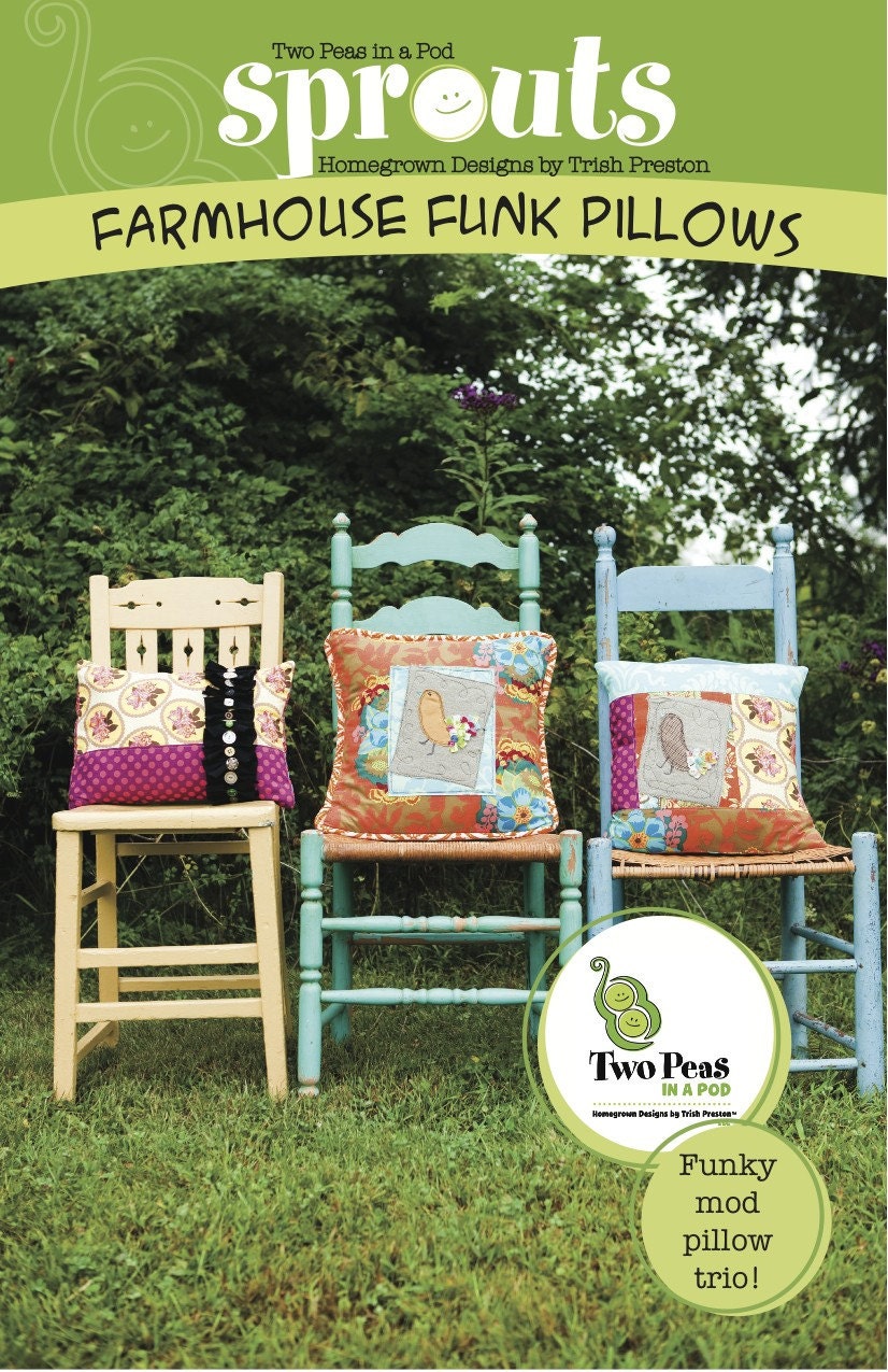Farmhouse Funk Pillows Sewing Pattern
