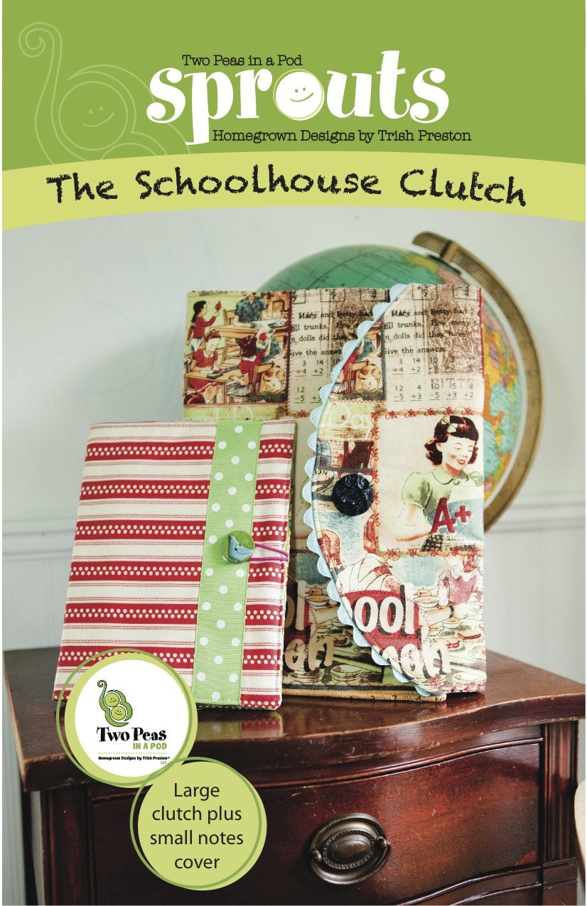 Schoolhouse Clutch Sewing Pattern