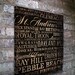 Golf Courses of the World typography original graphic art on canvas 16 x 16 by stephen fowler