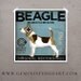 Beagle Records album style artwork original illustration giclee archival signed artist's print 12 x 12