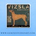 VIZSLA record company vintage style graphic art giclee archival signed print 10 x 10 by stephen fowler