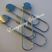 50 Large Paper Clips / Bookmarkers with Glue Pad - 3 1/2 inches