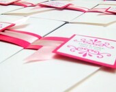 Designer Pink Fairy Tale Wedding Pocket Invitation Set