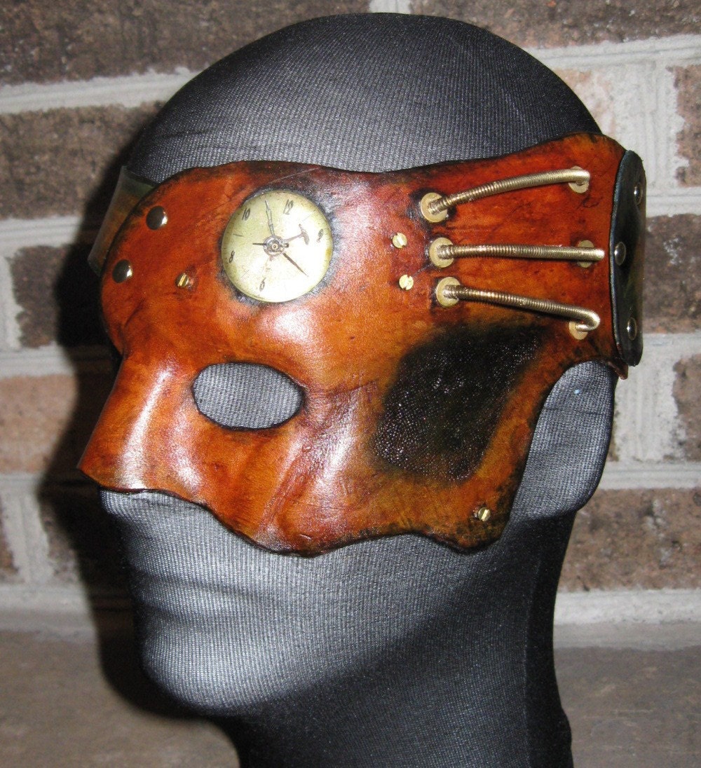 Leather Half Mask