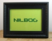 NILBOG - Troll 2 - Framed Cross Stitch
