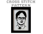 DIY Dwight Schrute - .pdf Original Cross Stitch Pattern - Instant Download