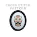 DIY Sugar Skull (version 6) - .pdf Original Cross Stitch Pattern - Instant Download