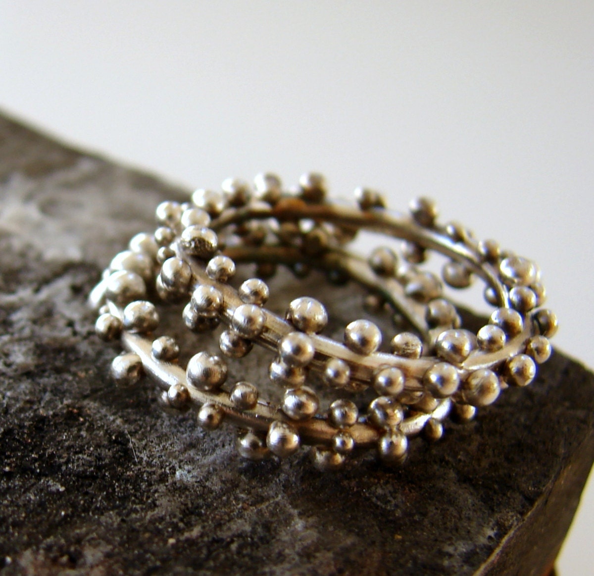 Stacking Rings Dew Drops Gift for her