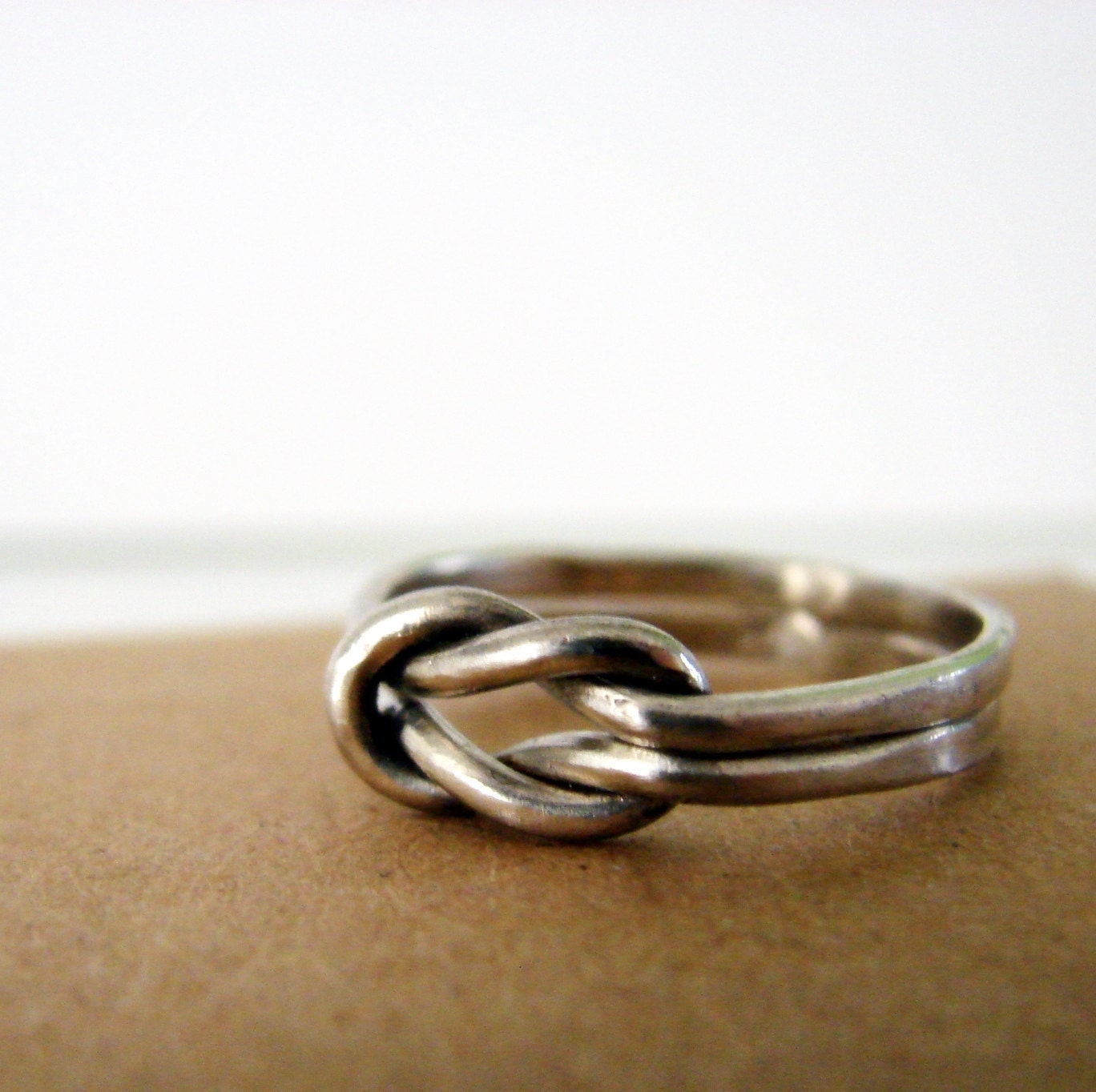 Infinity Ring - Valentine's Day, Best friend infinity ring Lovers Knot Ring