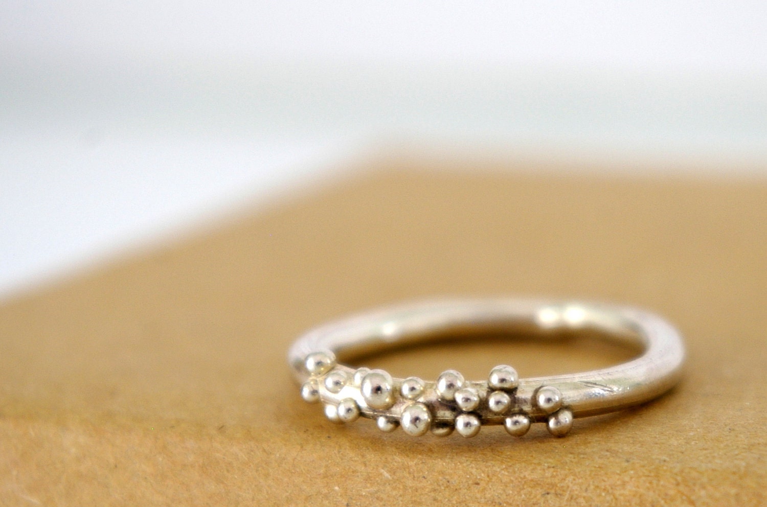Sterling Silver Bubble Ring