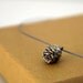 Pine Cone Necklace Sterling Silver Woodland