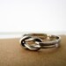 Infinity Ring - Valentine's Day, Best friend infinity ring Lovers Knot Ring