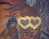 Vinyl Magnetic ART PRINT of Original Painting