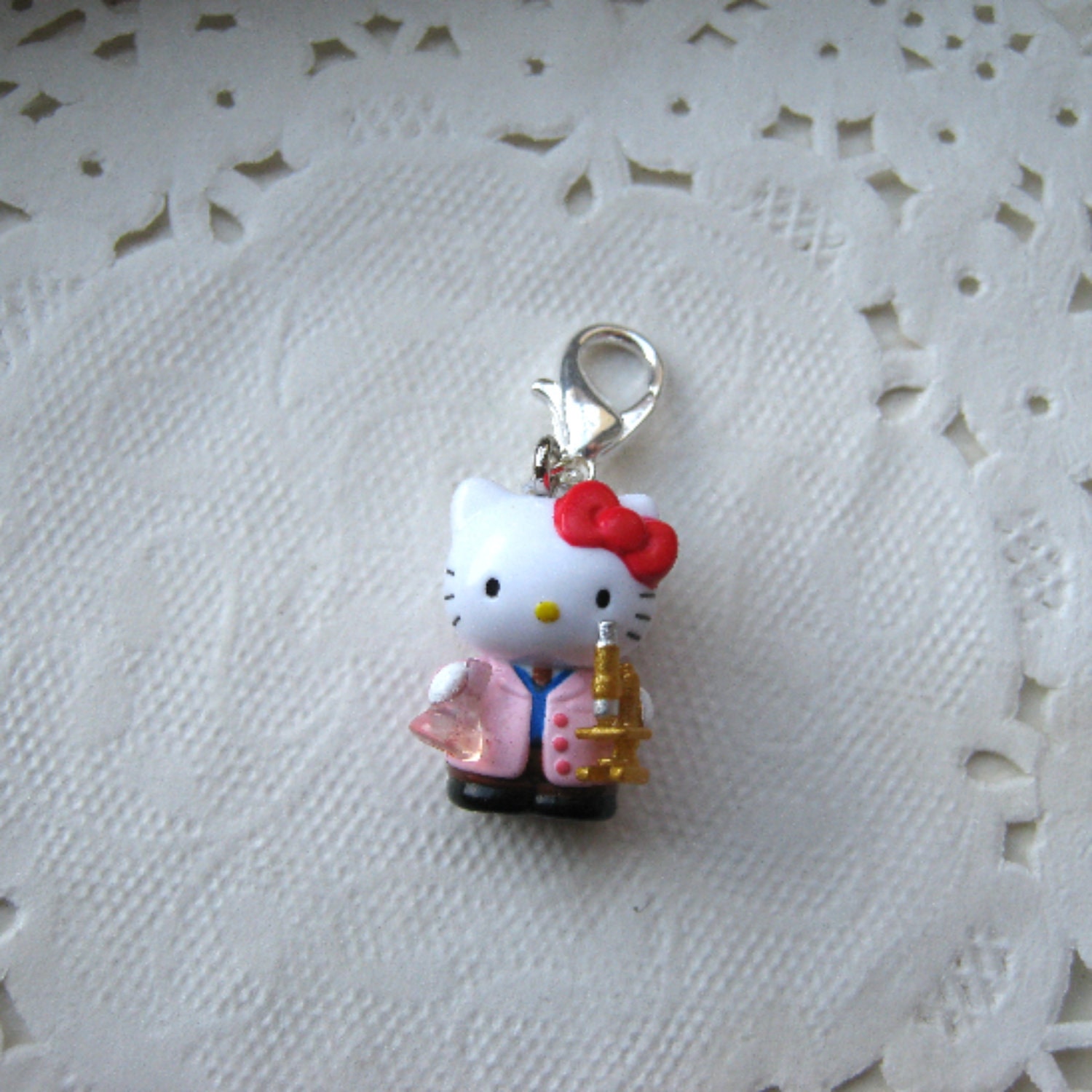 SUMMER SALE Scientist Kitty Charm