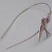 Bird headband swallow silver metal retro