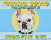 Angel Food Cake - French Bulldog art print
