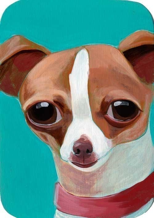Chihuahua dog art print