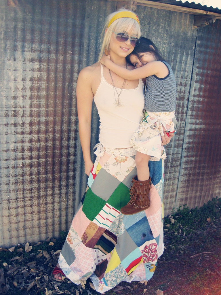 Custom Made For You. Poor Pitiful Pearl Mommy & Me Wrap Skirt