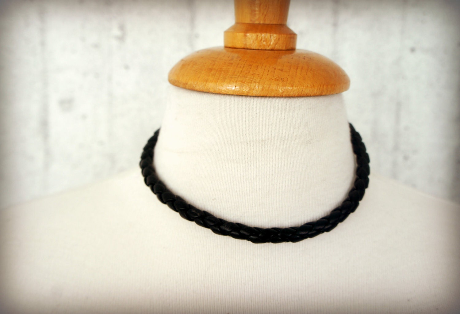 Braided - Vintage Leather Choker