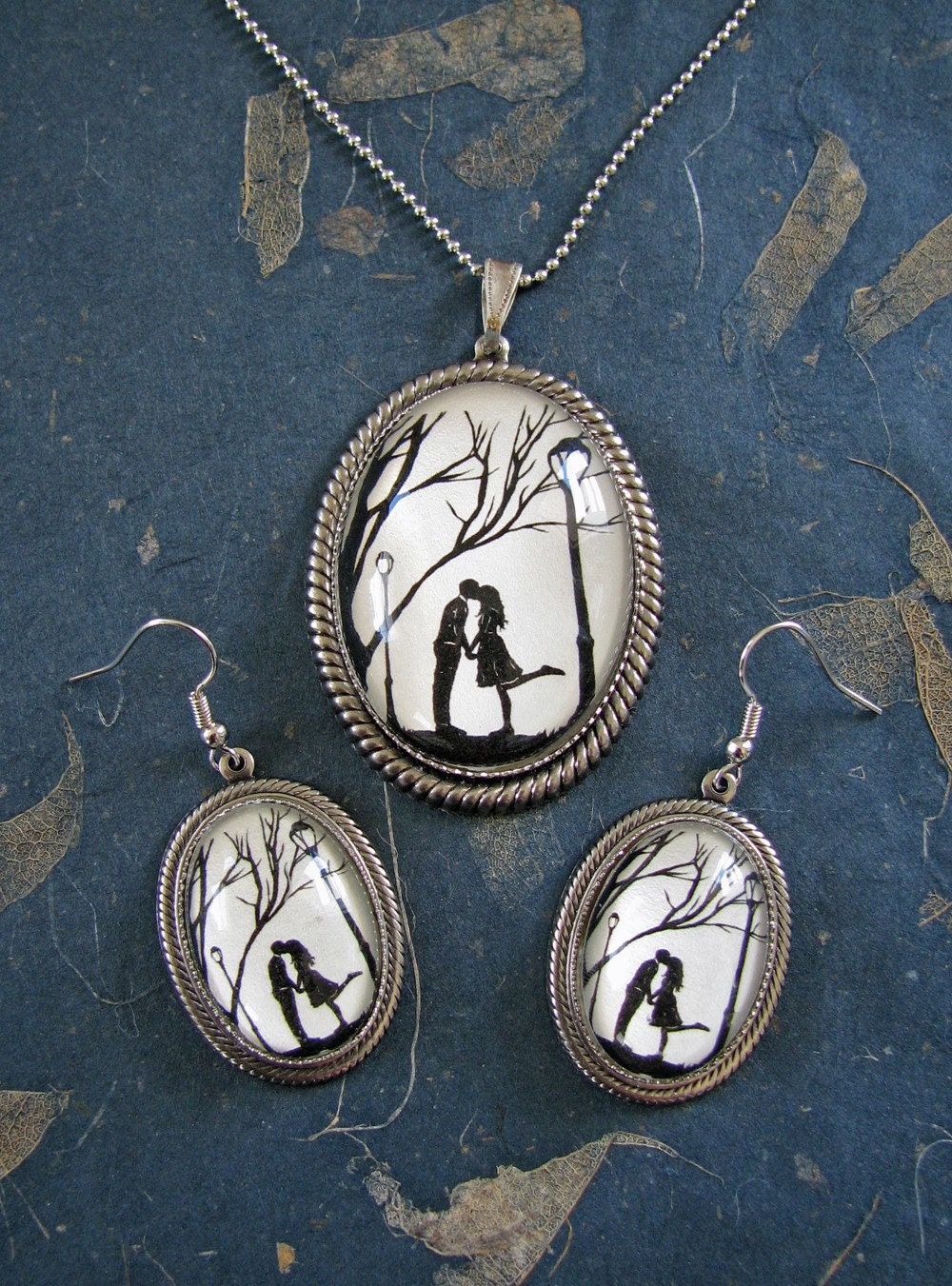 Autumn Kiss Earring - Necklace Set