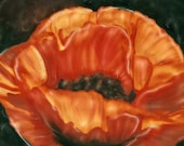Poppy - Mini Polaroid Painting