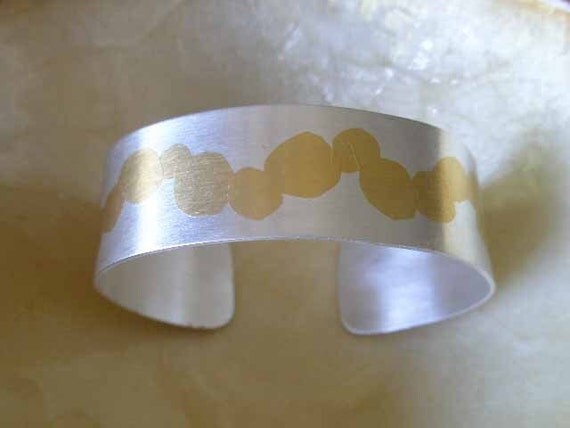 Crop Circle Cuff Bracelet
