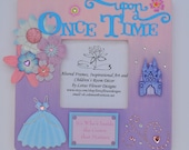 Cinderella Disney Princess Picture Photo Frame Keepsake Once Upon A Time Castle Room Decor