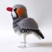 Needlefelted Pet Bird Zebra Finch