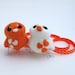Sunny Orange Opposites Wedding Cake Topper Love Birds Wedding Cake Topper