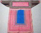 Textiles -  Hmong fabric / Hmong costume/ Miao fabric / Hmong embroidery panels - 602