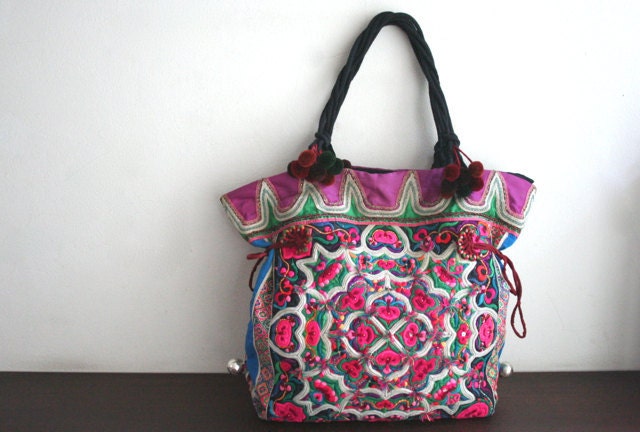 SALE - DAZZLING Tote - Ethnic / Hip / Tribal / Hmong / Miao / Bohemian Tote - 2016