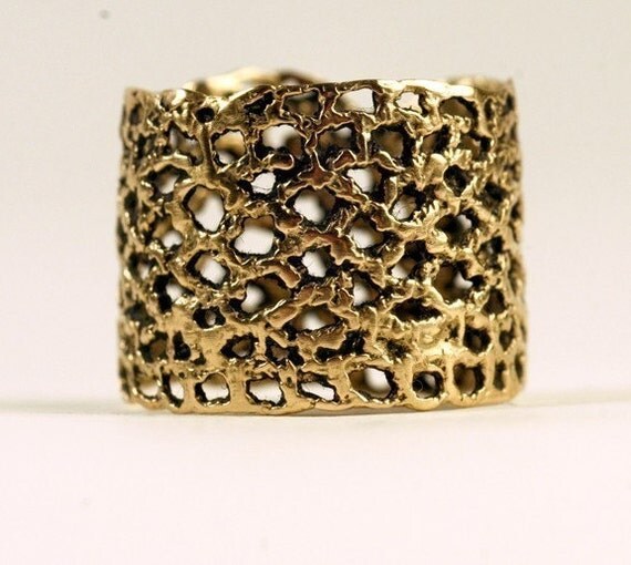 Gothic Lace Ring, size 7, 7.5, 10