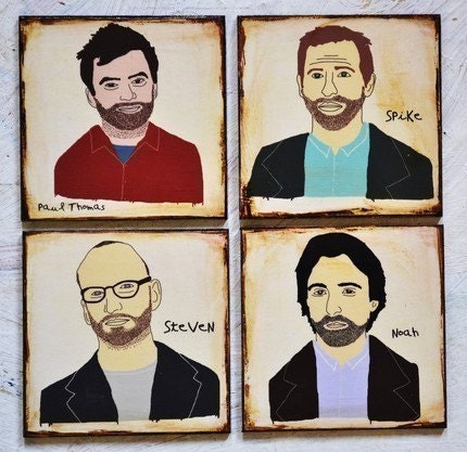 Set of 4 Coasters- Build Your Own Favorite Directors-
