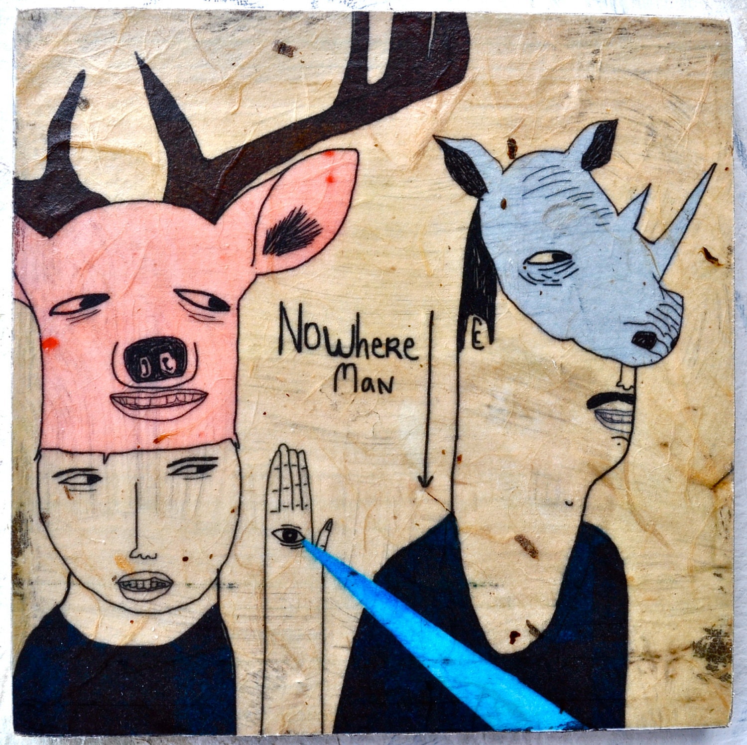 Nowhere Man- Limited Edition prints on wood