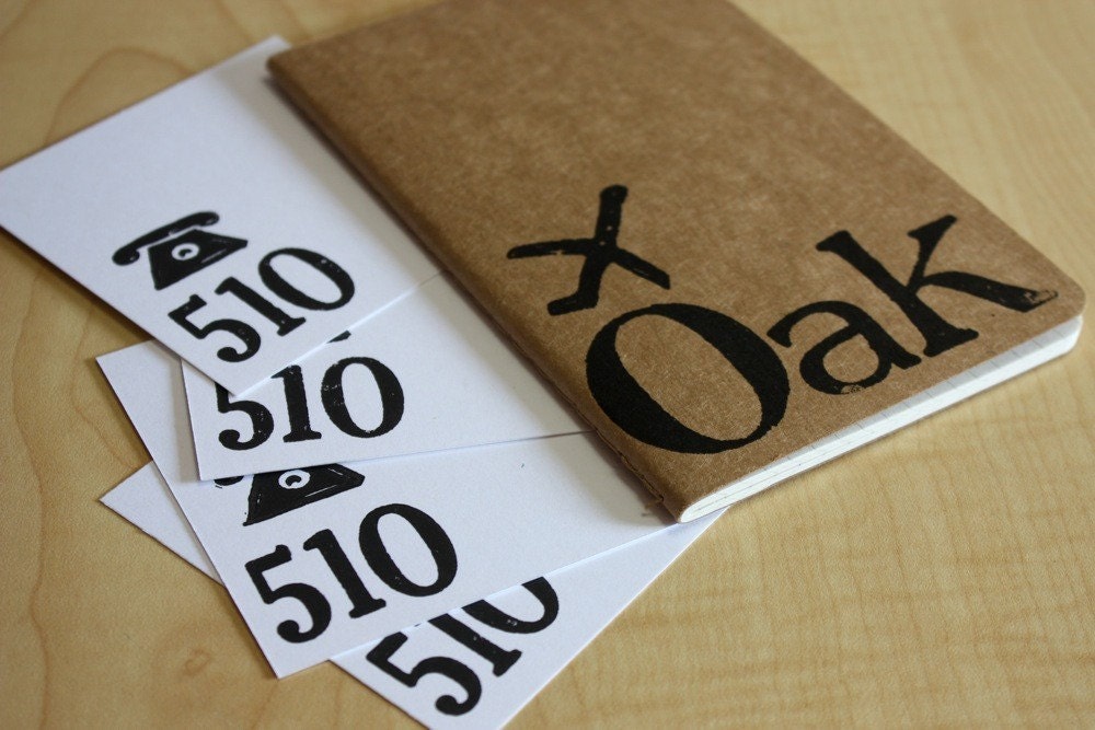 Oakland, CA - Jet Set Journal and 4 Area Code Notes