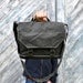 The Leonard Waxed Canvas Messenger Bag in Deep Olive